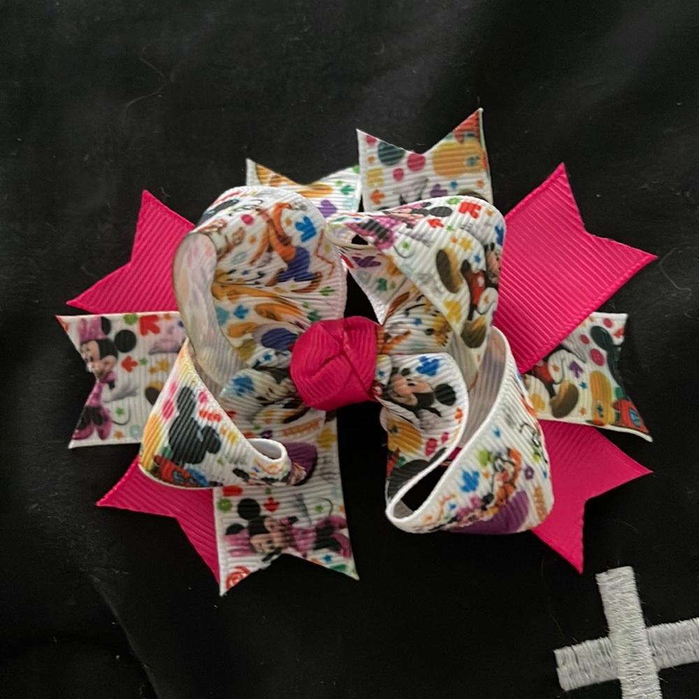 Mickey Mouse Club Hair Bow